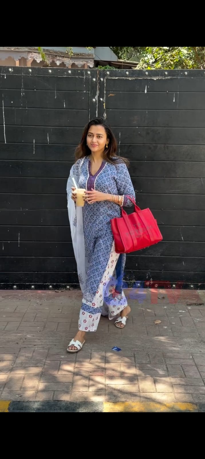 blue kurti