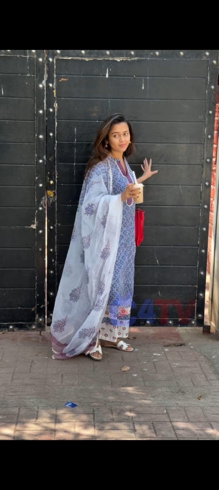 blue kurti