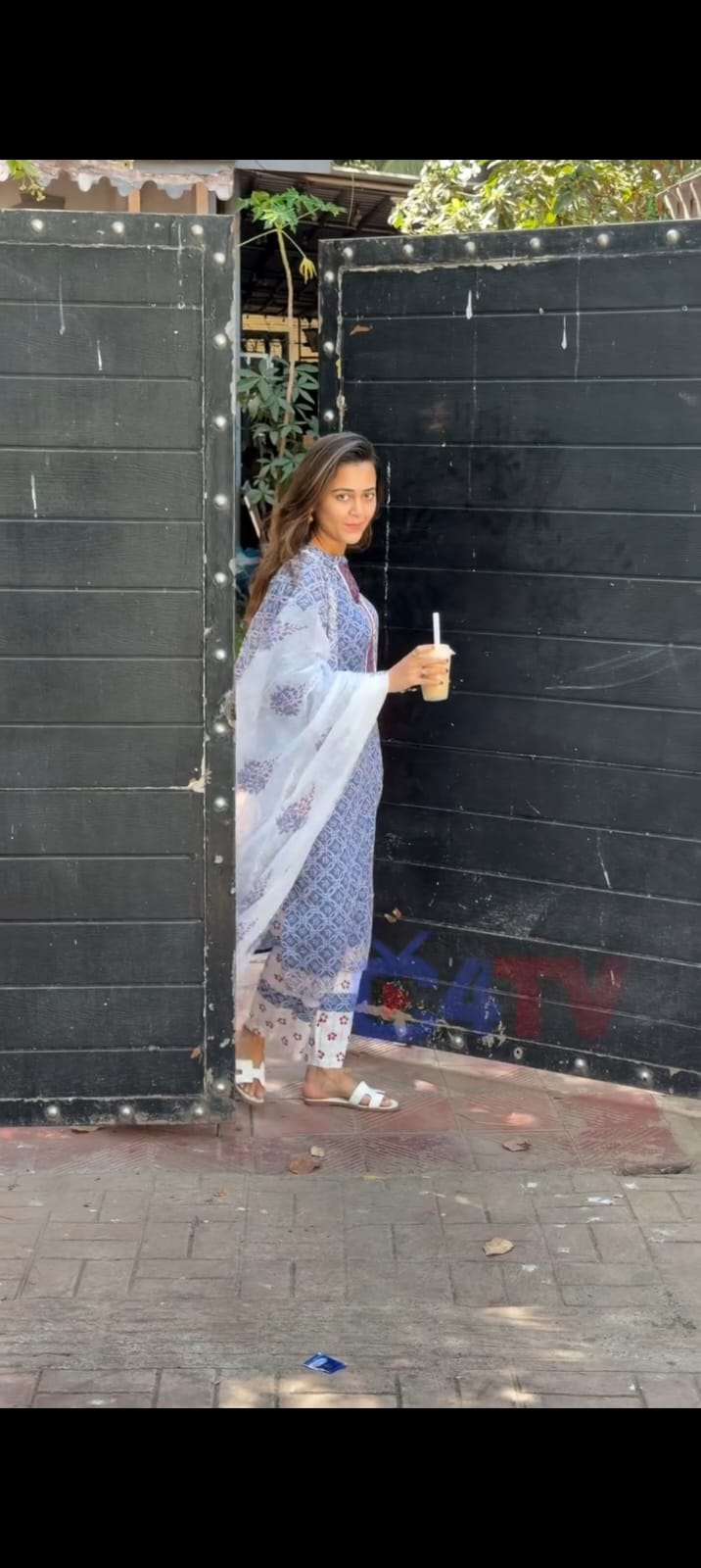 blue kurti